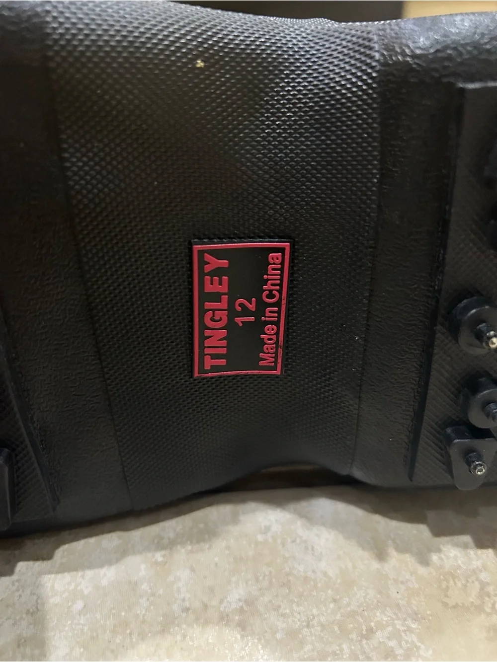 Tingley Winter Tuff 4 Buckle Ice Traction Men's Black Rain & Snow Boots